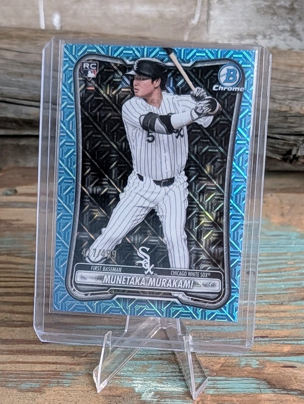 2026 Bowman Chrome Sky Blue Mojo Refractor Munetaka Murakami RC-499